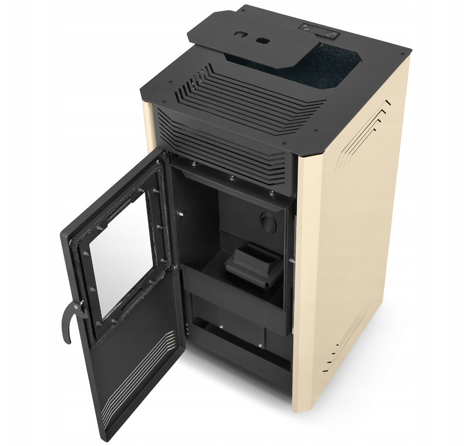 Pelletkachel 8 kW - luchtverhit - 23kg pellettank - met WiFi