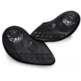 Koplampen geschikt voor PORSCHE BOXSTER/911/996 (1996-2004) - mat zwart