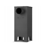 Houtkachel JANUSZ - met verwarmingsplaat en oven - 7kW - zwart