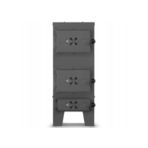 Houtkachel JANUSZ - met verwarmingsplaat en oven - 7kW - zwart