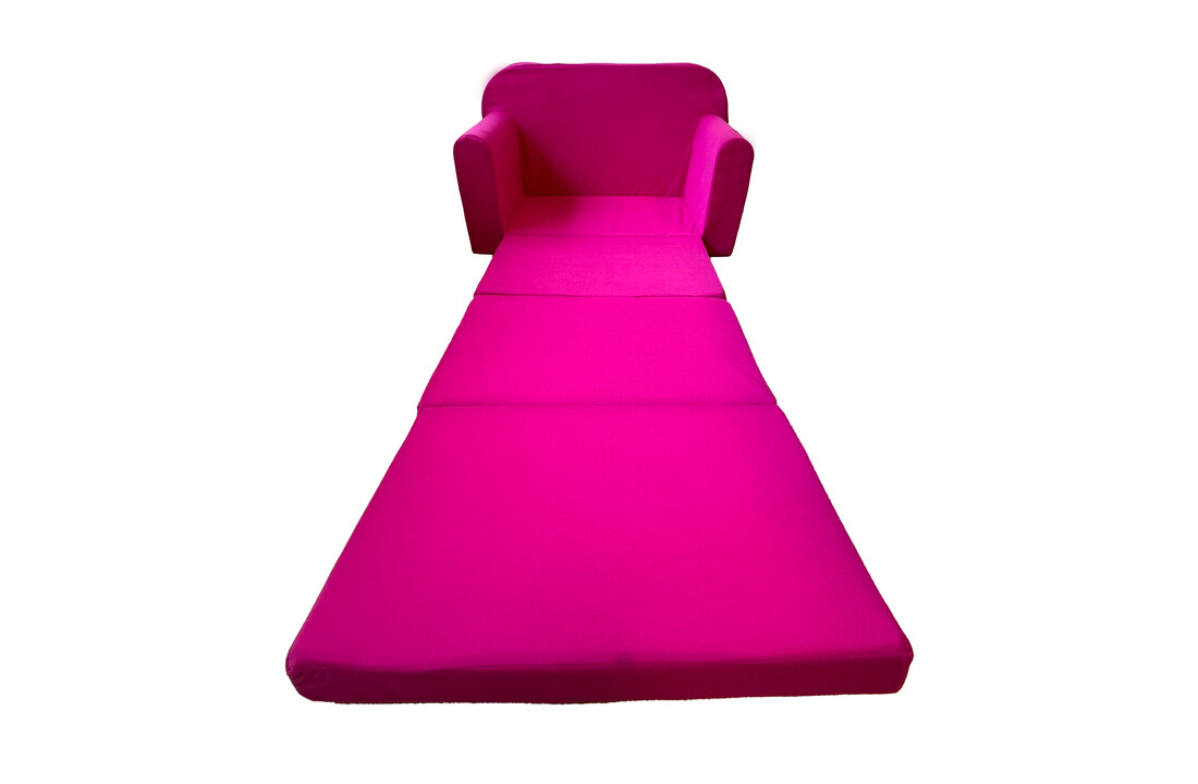Kinderbankje - slaapbank voor kinderkamer - 170x100cm - roze