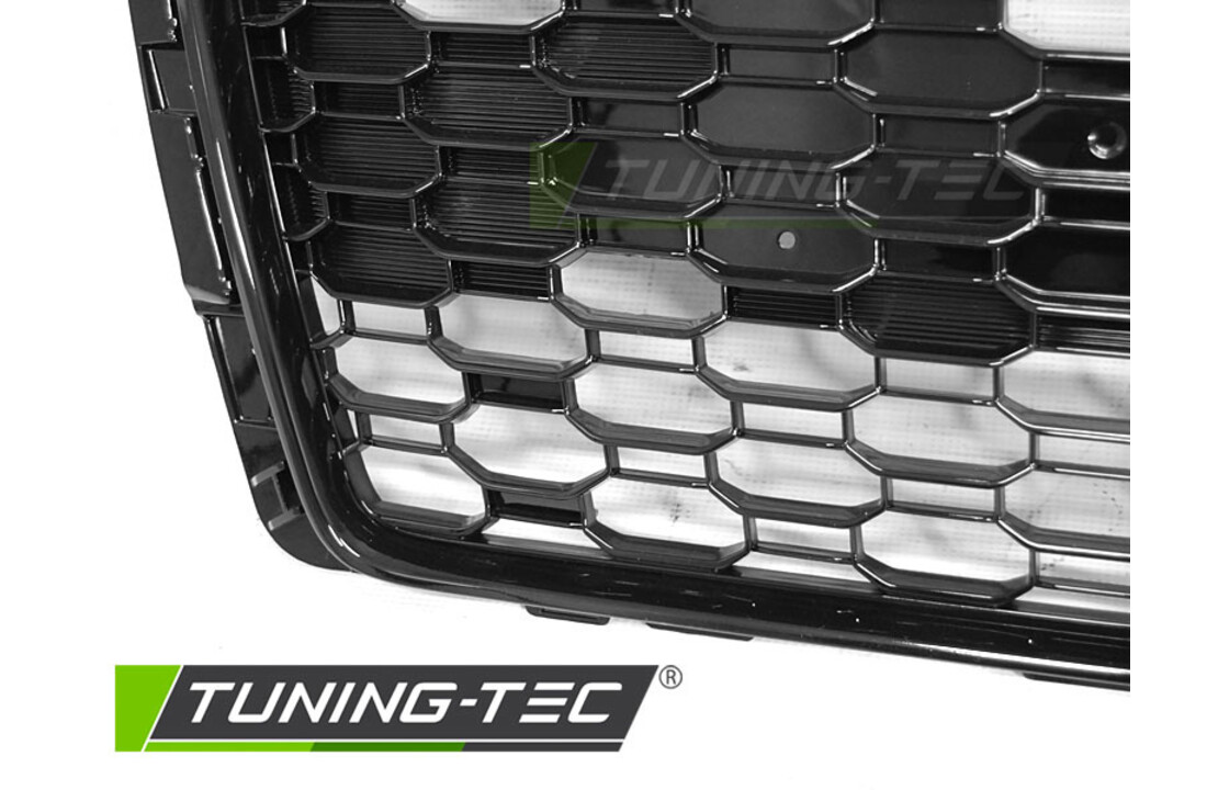 Grille voor AUDI A4 B9 15-19 SPORT GLANS ZWART
