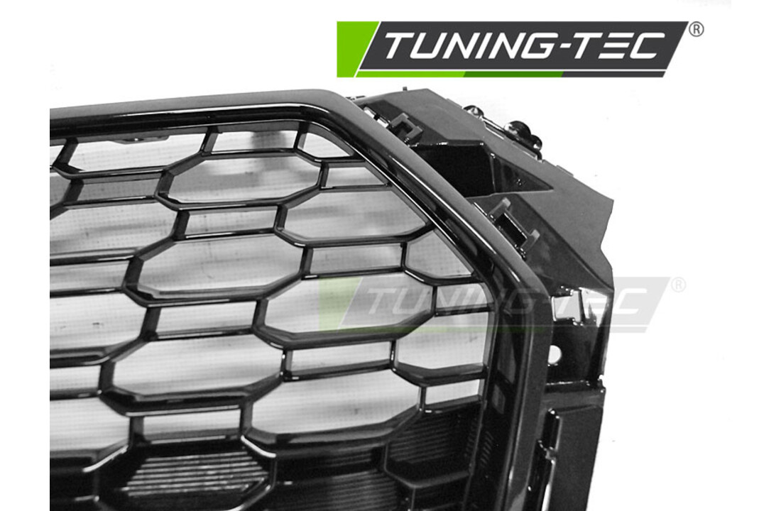 Grille voor AUDI A4 B9 15-19 SPORT GLANS ZWART