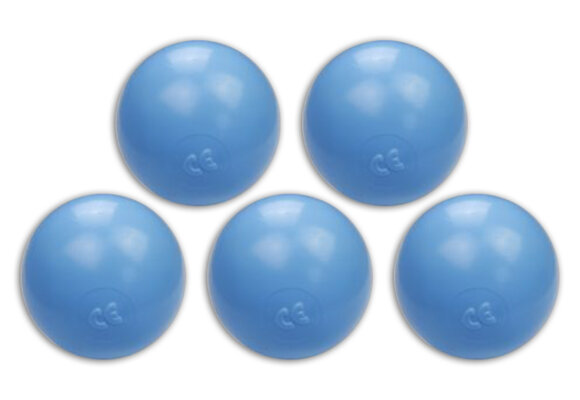 Ballenbak ballen baby blauw (70mm) 100 stuks