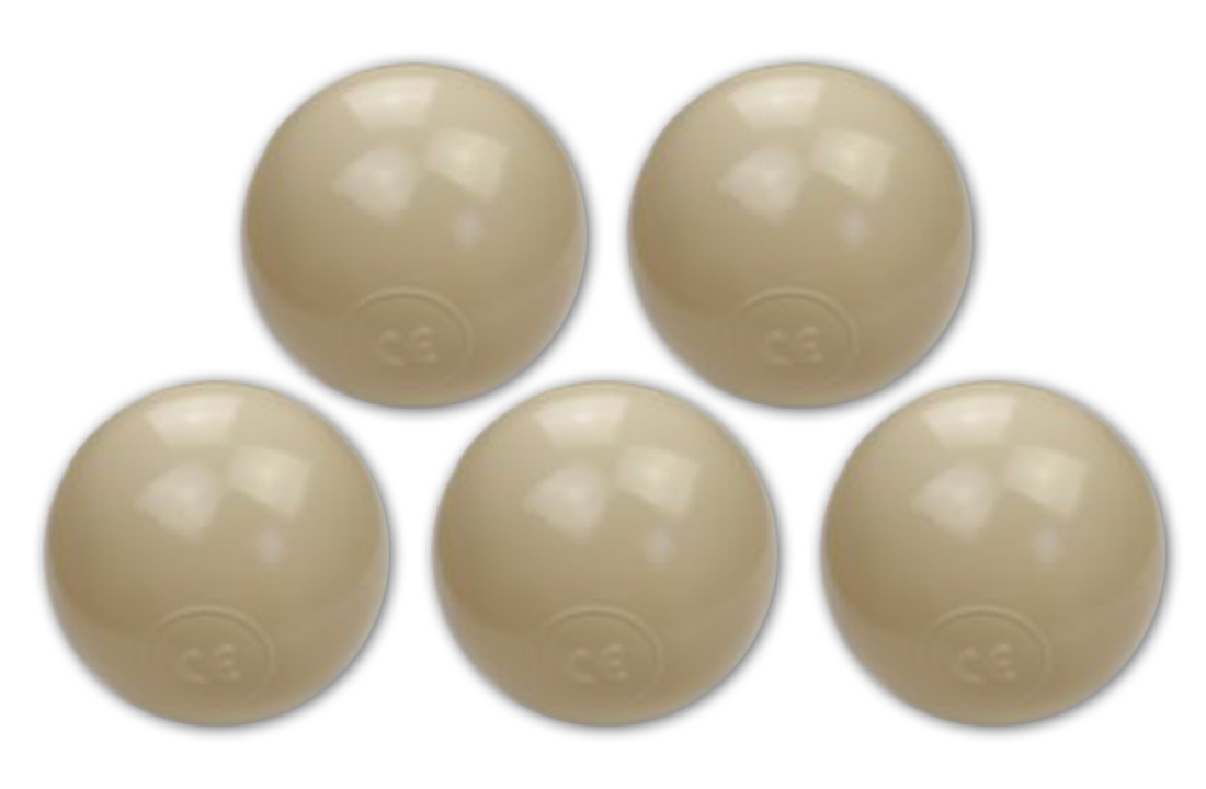 Ballenbak ballen beige (70mm) 100 stuks