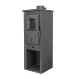 Vrijstaande houtkachel - 8,0 kW - antraciet