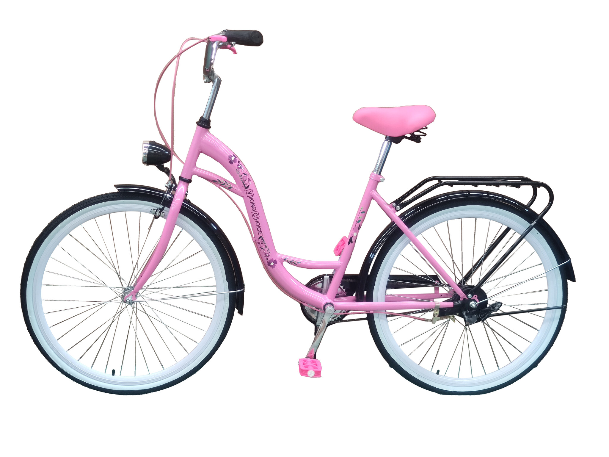 Fiets voor meisje - meisjesfiets 26 inch - roze