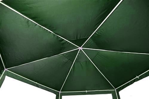 Party tent - 400 cm diameter - 200-250 cm hoog - rits ingang