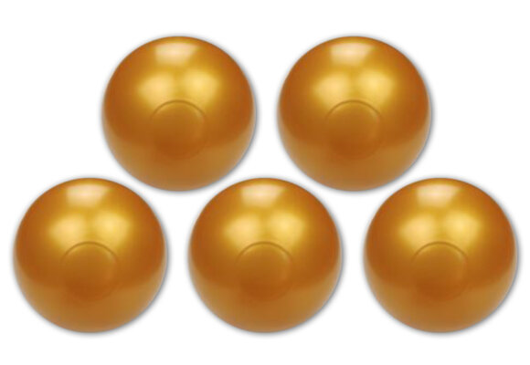 Ballenbak ballen goud (70mm) 1000 stuks