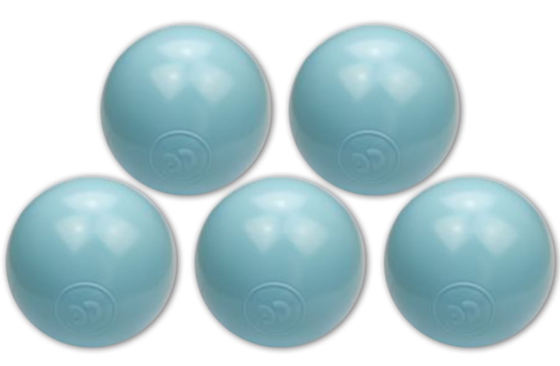 Ballenbak ballen licht blauw (70mm) 500 stuks