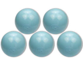 Ballenbak ballen licht blauw (70mm) 300 stuks