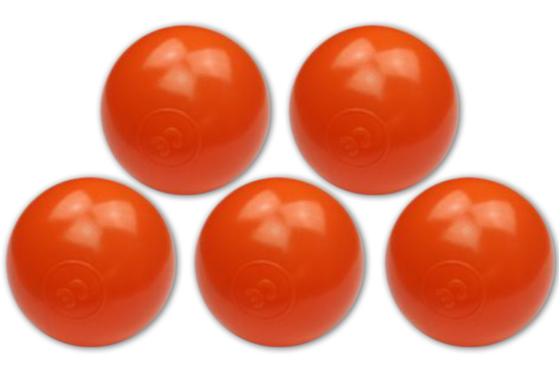 Ballenbak ballen oranje (70mm) 1000 stuks