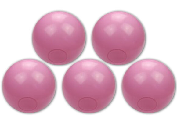 Ballenbak ballen poeder roze (70mm) 100 stuks