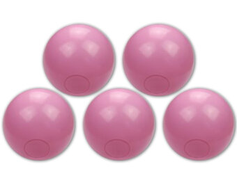 Ballenbak ballen poeder roze (70mm) 300 stuks