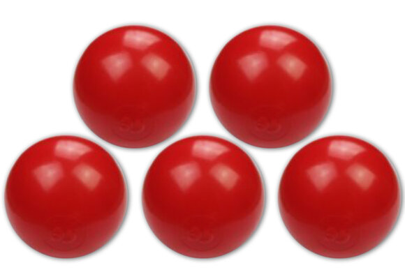 Ballenbak ballen rood (70mm) 100 stuks