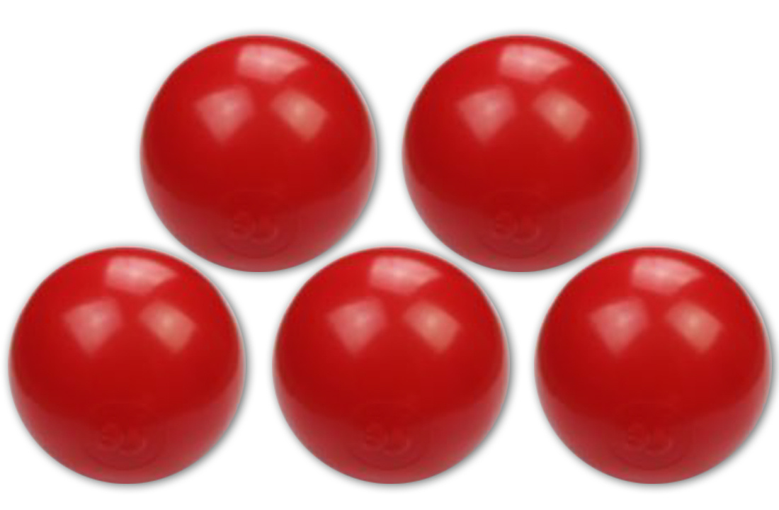 Ballenbak ballen rood (70mm) 100 stuks