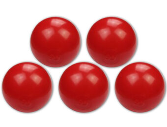 Ballenbak ballen rood (70mm) 500 stuks