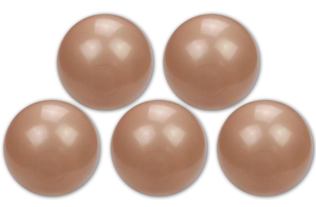 Ballenbak ballen goudroze (70mm) 100 stuks