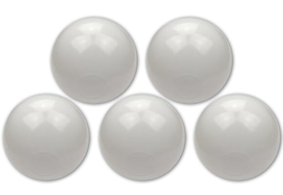 Ballenbak ballen wit (70mm) 100 stuks