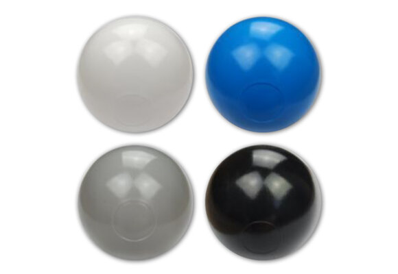 Ballenbak ballen 300 stuks 7cm, wit, blauw, grijs, zwart
