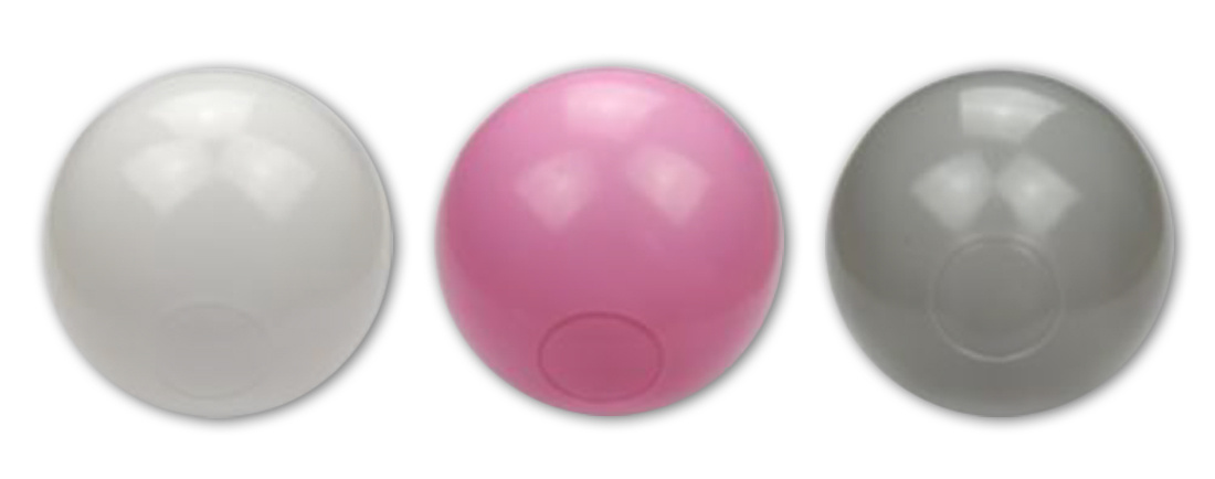 Ballenbak ballen 300 stuks 7cm, wit, roze, grijs