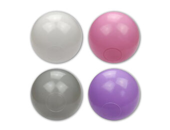 Ballenbak ballen 500 stuks 7cm, wit, roze, grijs, paars