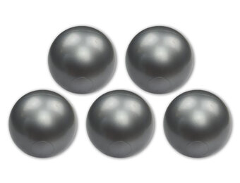 Ballenbak ballen zilver (70mm) 1000 stuks