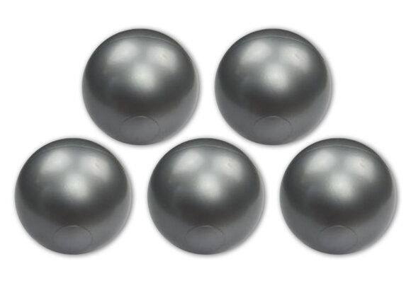 Ballenbak ballen zilver (70mm) 500 stuks