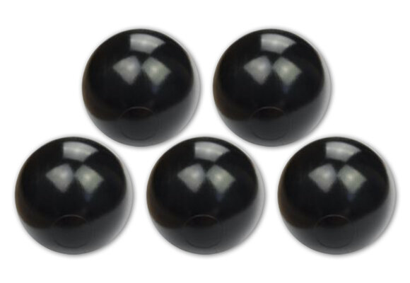 Ballenbak ballen zwart (70mm) 300 stuks