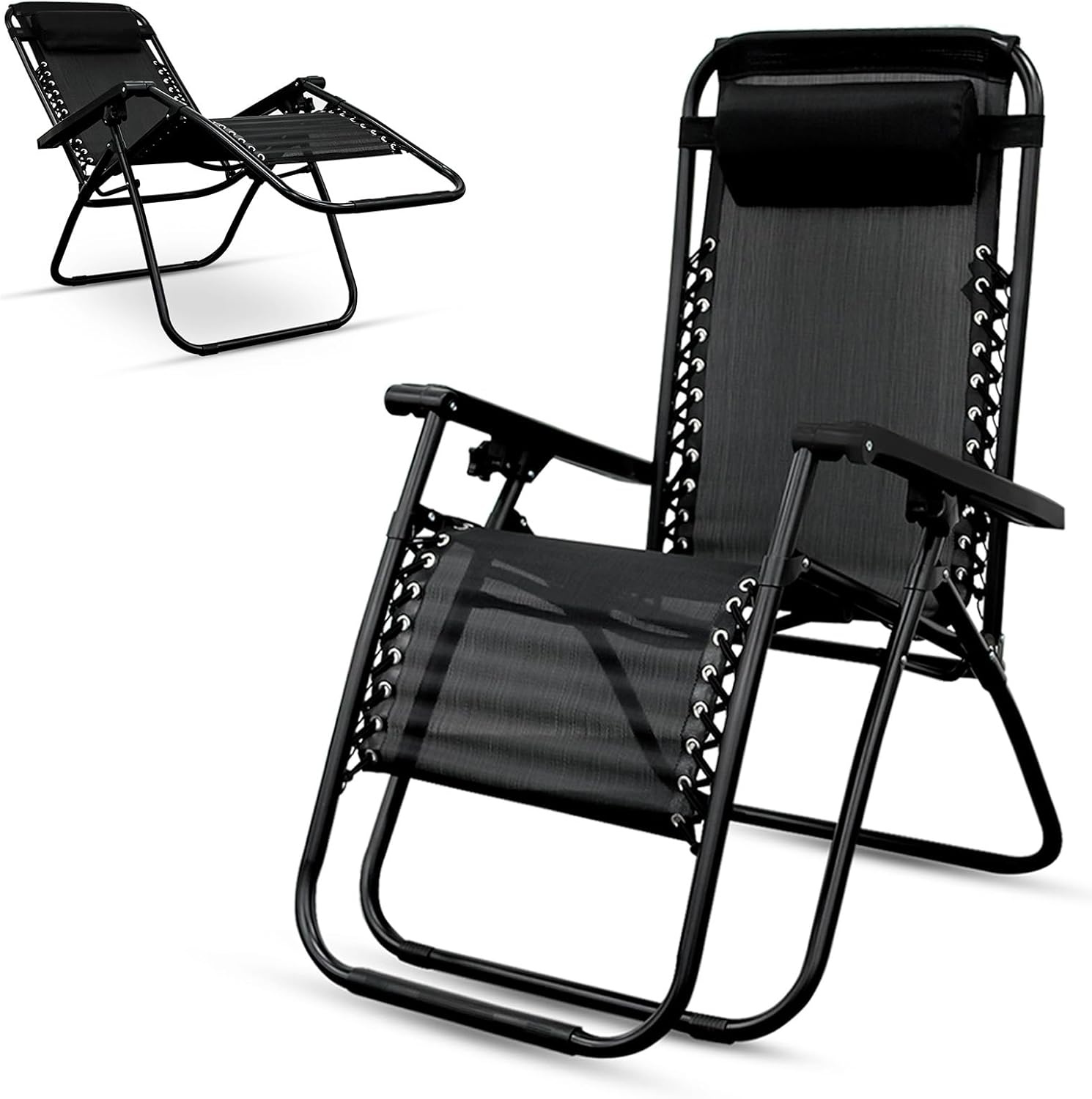 Tuinligstoel  - 120kg - antislip - 5kg