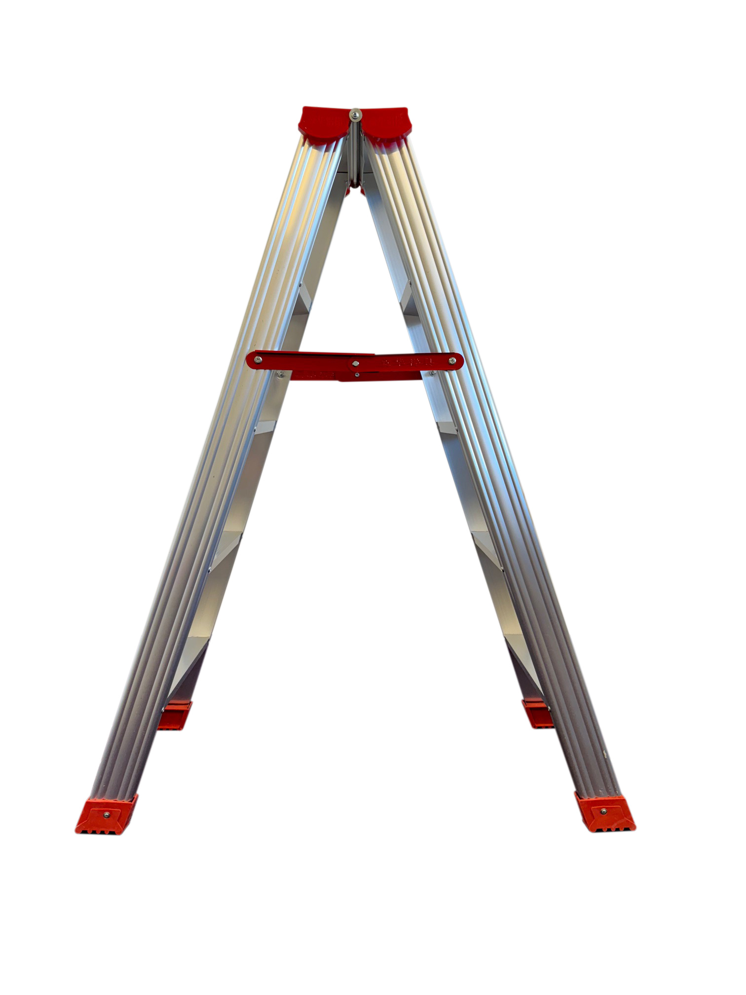 Ladder - huishoudtrap - trapladder - dubbelzijdig - 2x 5 treden