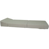 Opvouwbaar matras - logeermatras - 200x70x15cm - boucle - beige