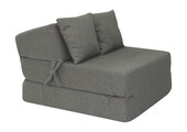 Opvouwbaar matras - logeermatras - 200x70x15cm - boucle - grijs