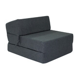 Opvouwbaar matras - 200x70x15cm - boucle - antraciet