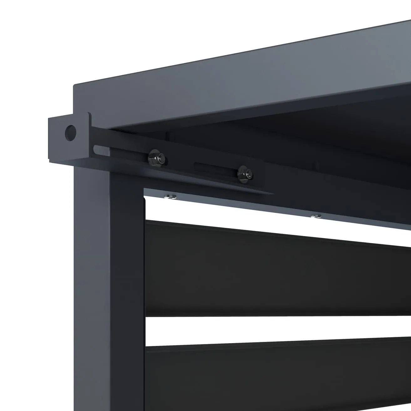 Airco omkasting - ombouw warmtepomp - 100x50cm - RVS - houtlook