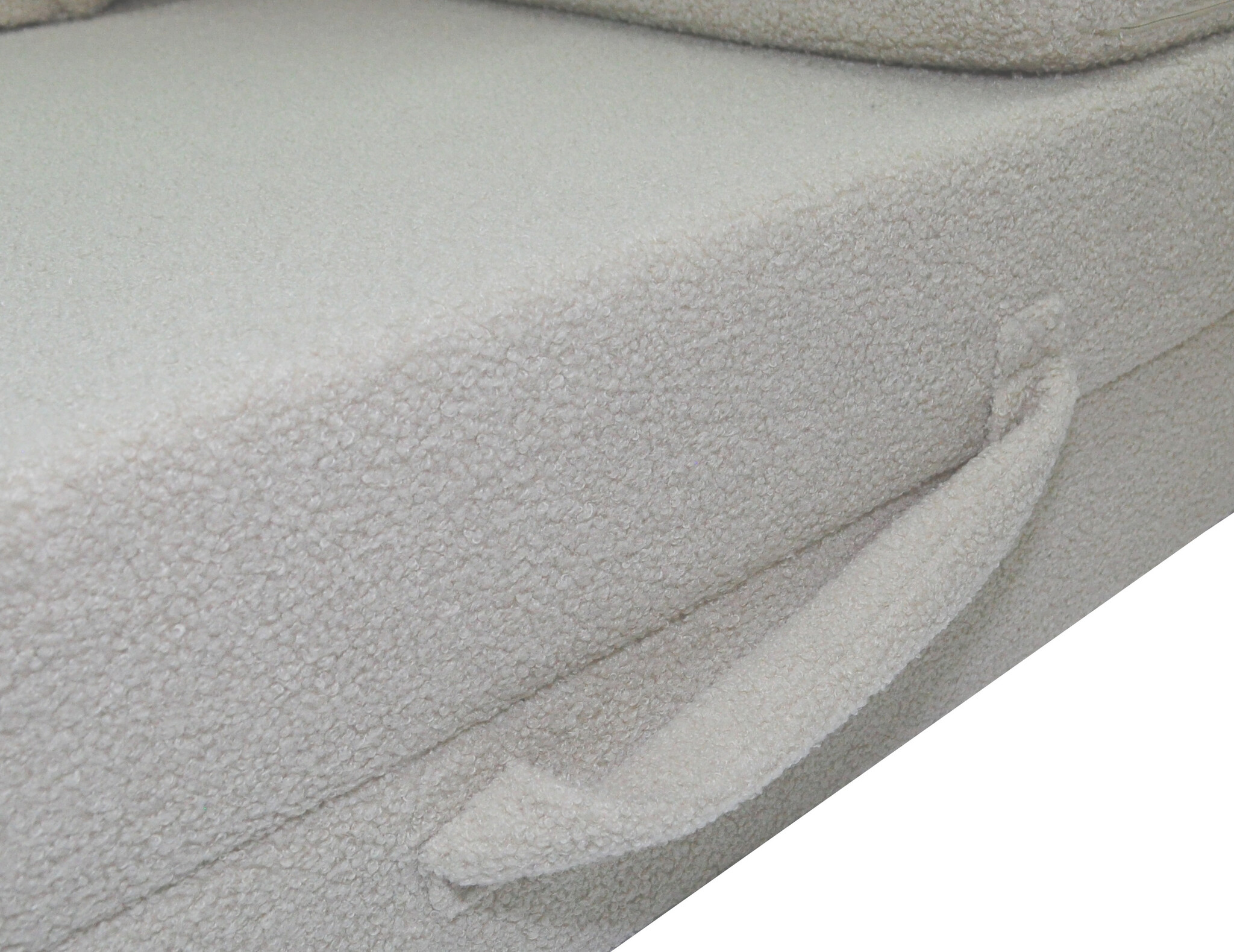 Speelbank NINO - kinderbank - modulair - teddy stof - beige