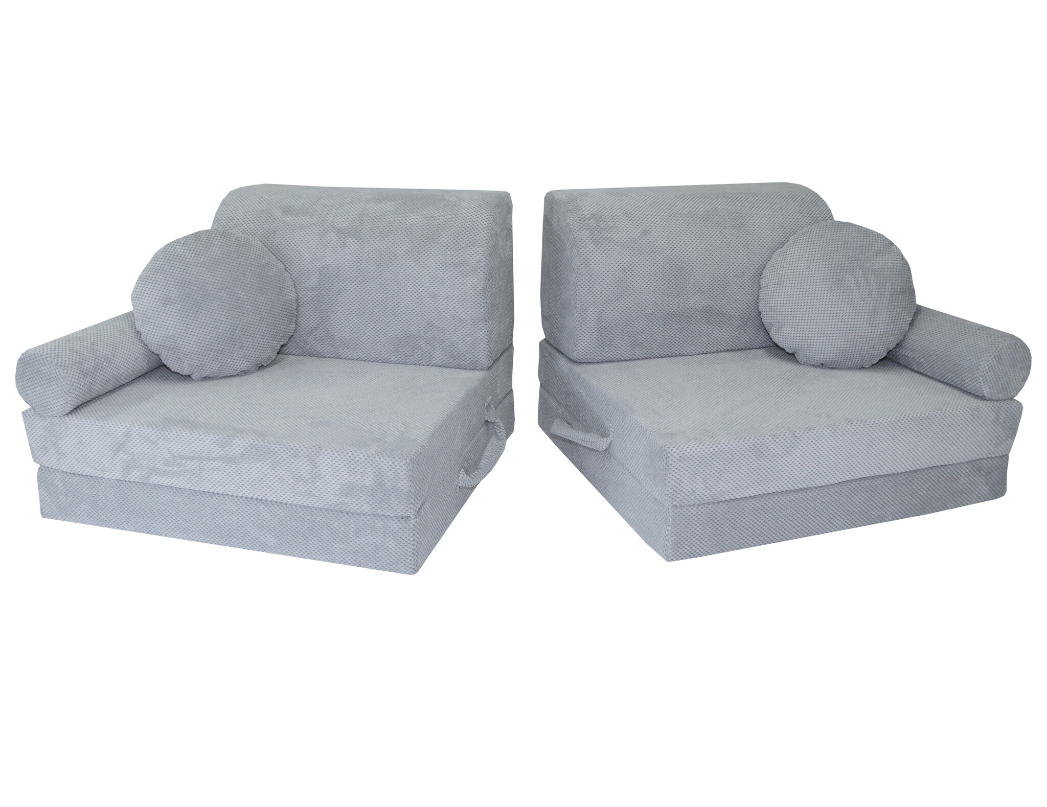 Speelbank NINO - kinderbank - modulair - dot stof - lichtgrijs