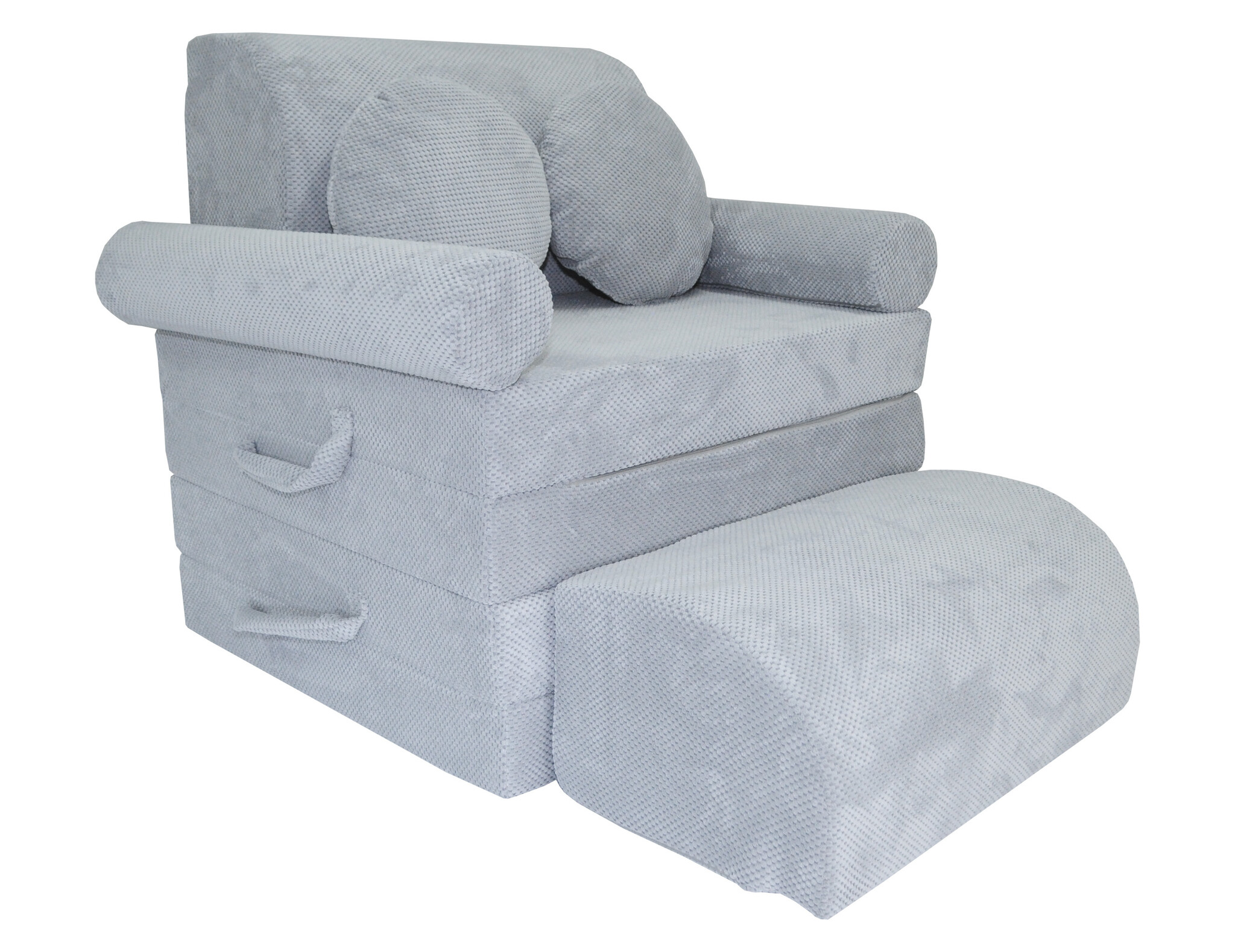 Speelbank NINO - kinderbank - modulair - dot stof - lichtgrijs