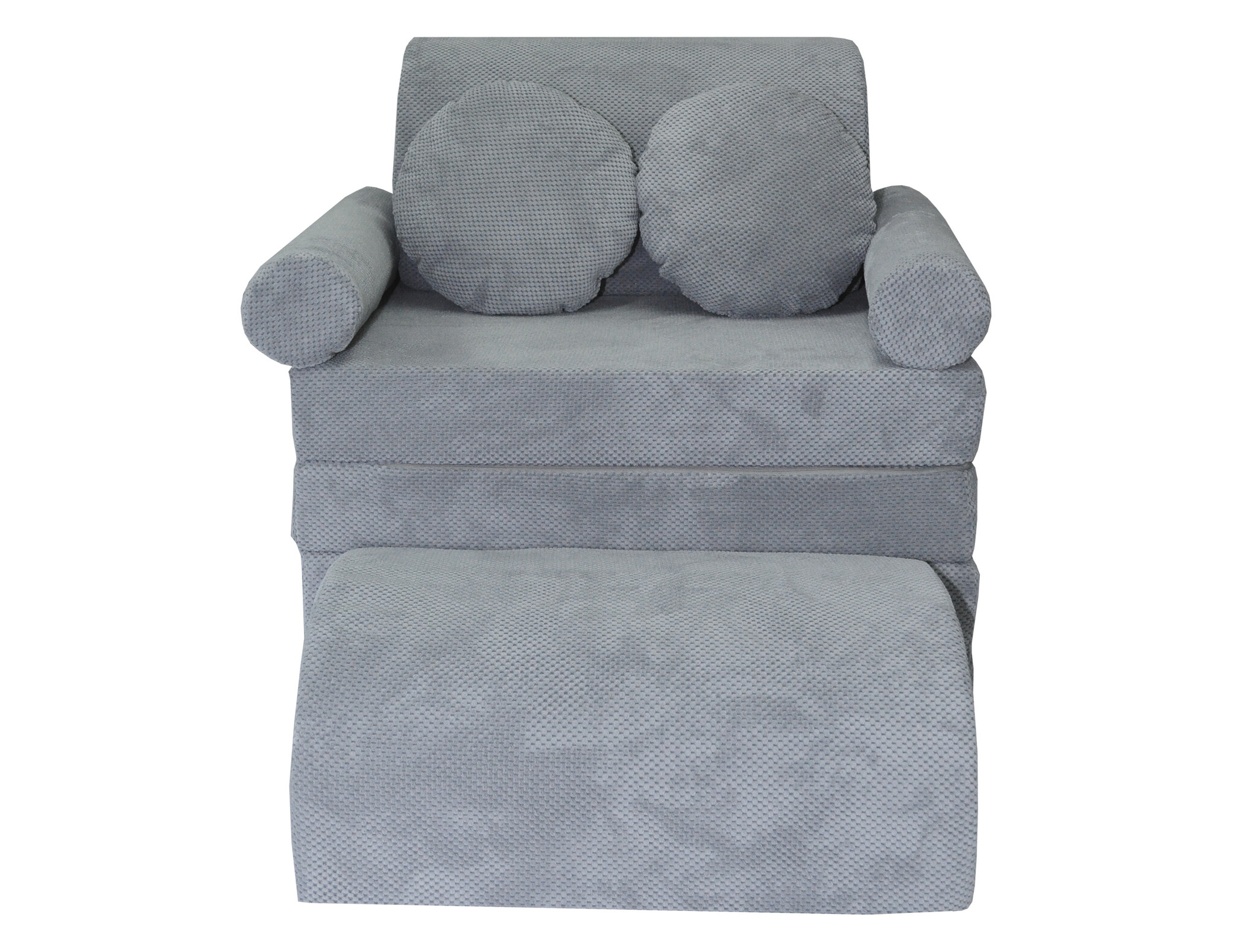 Speelbank NINO - kinderbank - modulair - dot stof - lichtgrijs