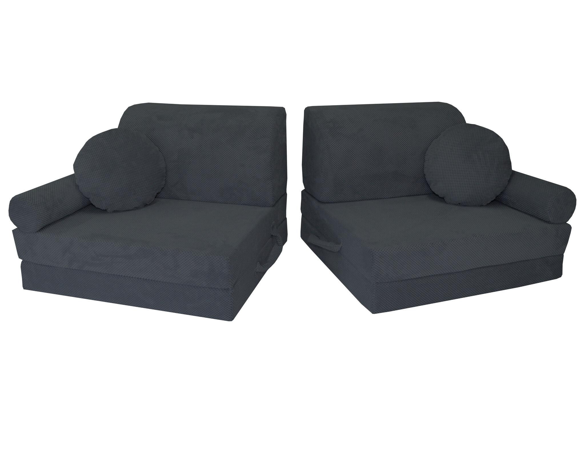 Speelbank NINO - kinderbank - modulair - dot stof - grafiet