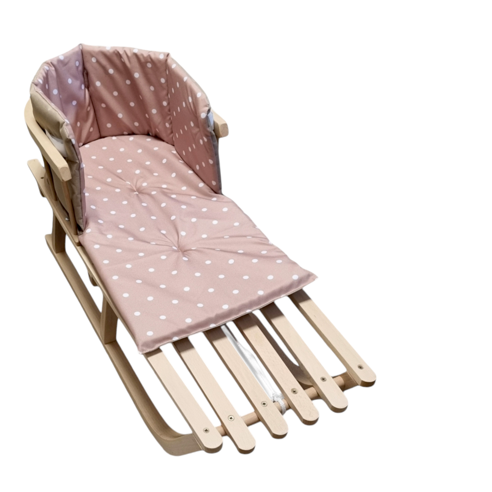 Kussen voor op de slee - comfortabel & waterdicht - beige