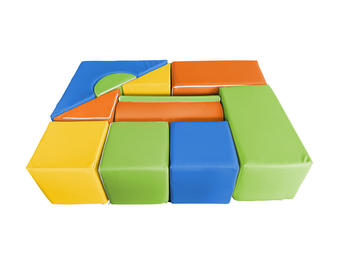 Foam blokken - soft play bouwblokken - 11 delig - multicolor