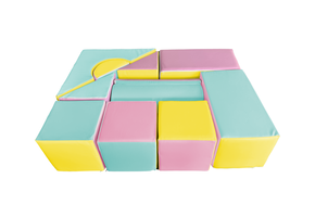 Zachte Bouwstenen, Set van 5, Schuimbouwstenen voor Peuters van 6