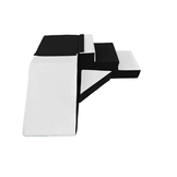 Glijbaan binnen - foam blokken - 40cm hoog - zwart wit