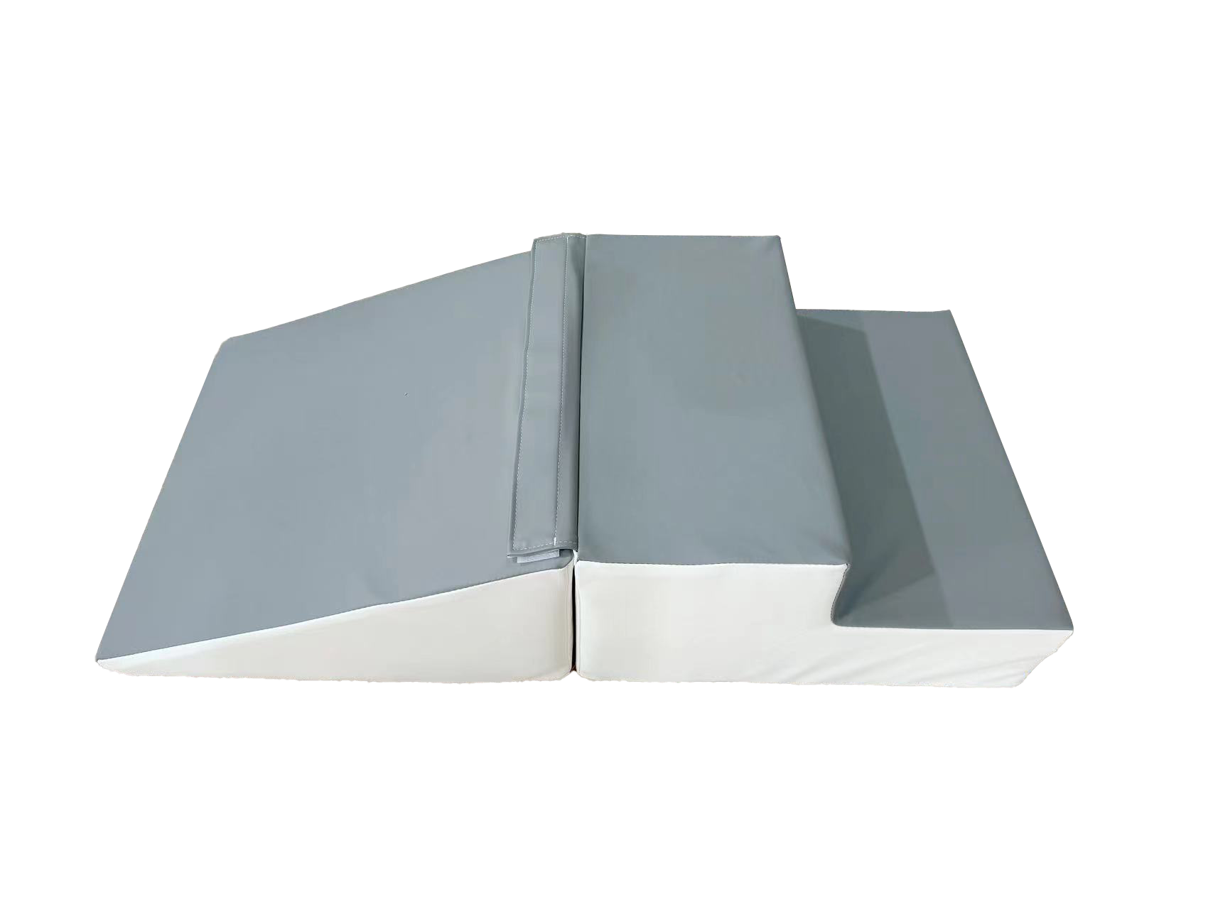 Schuimblokken miniglijbaan - 25 cm hoog - creme