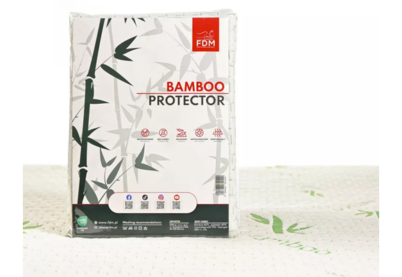 Matrasbeschermer - hoeslaken - 90x200 cm - bamboo