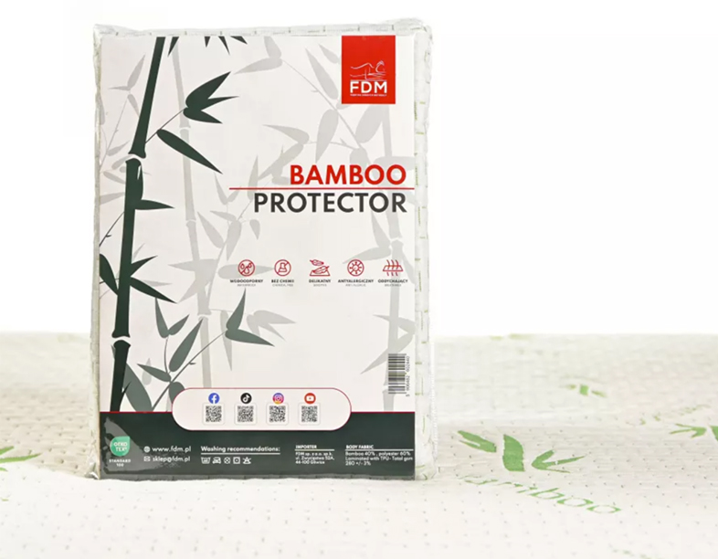 Matrasbeschermer - hoeslaken - 140x200 cm - bamboo