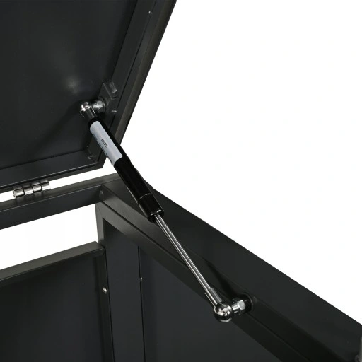 Container ombouw - 1 container - 68x80x116cm - antraciet houtlook