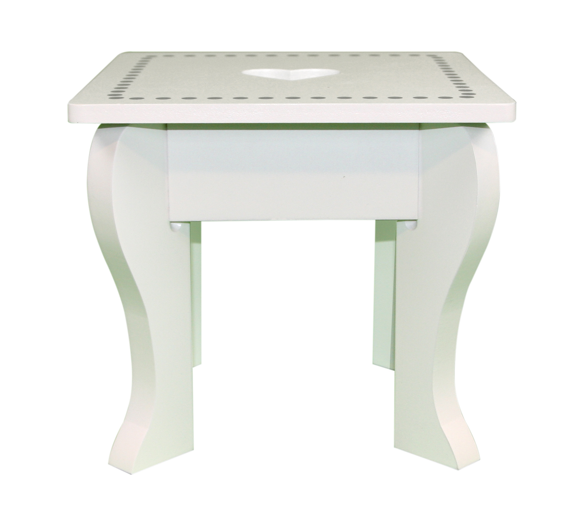 Kinderkaptafel met spiegel en accessoires - 91x50x70cm - wit