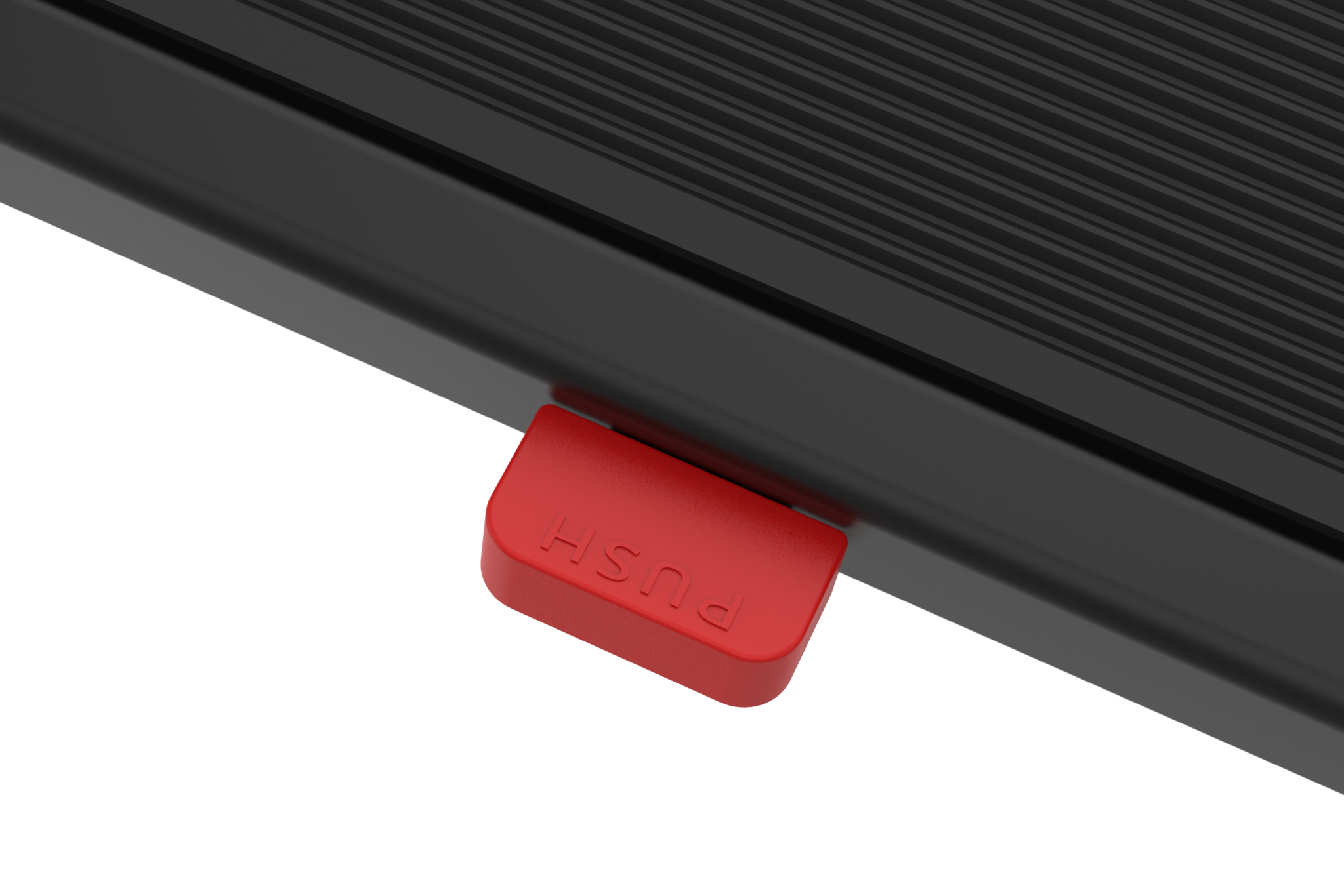 Huishoudtrap 2 treden - stalen ladder - opvouwbaar - zwart